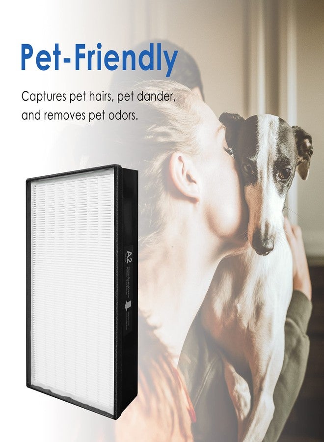 Flintar Type A2 Replacement Filter, Made in TAIWAN, Compatible with Filtrete Room Air Purifier FAP-C02-A2, FAP-C03-A2, FAP-T03-A2, FAP-SC02L, Part # 1150101, Filter A2, 1-Pack - Image 4